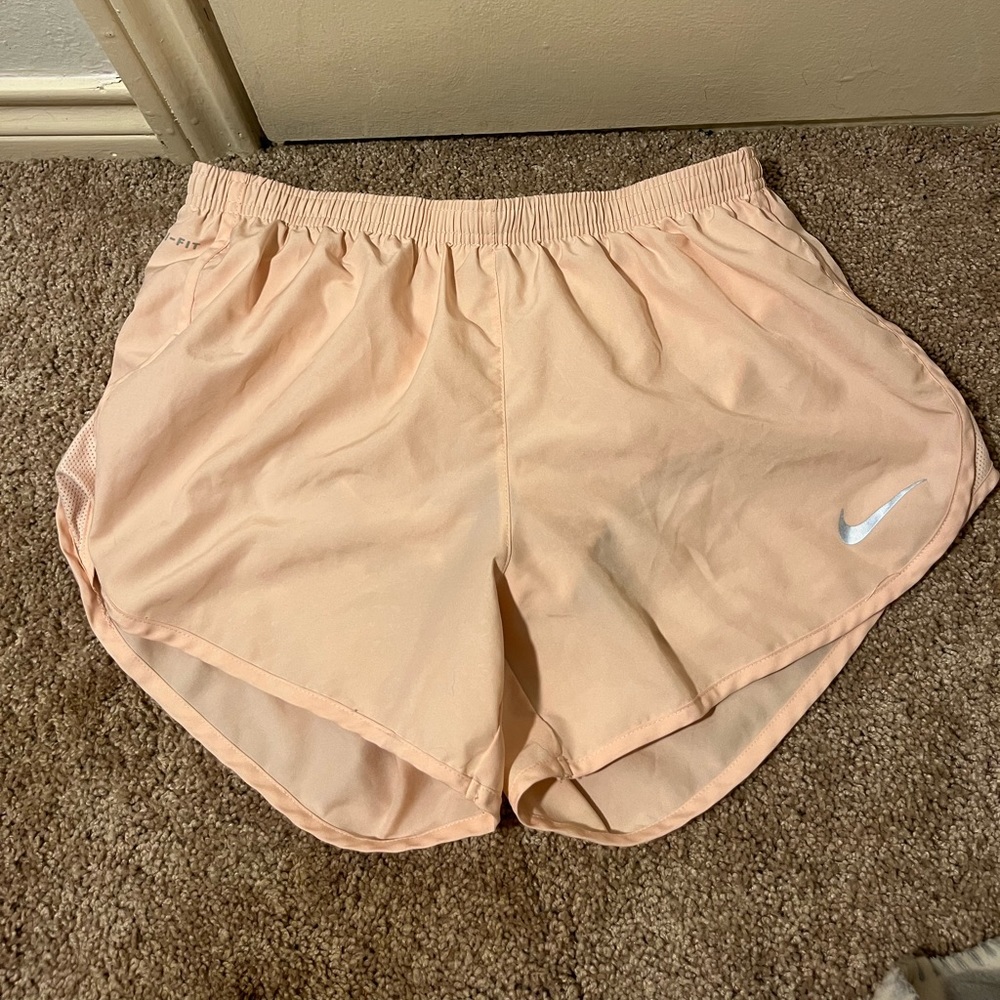 Nike Running Shorts, Baby Pink, Womens Medium